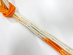 未使用品　正絹　夏手組帯締め
